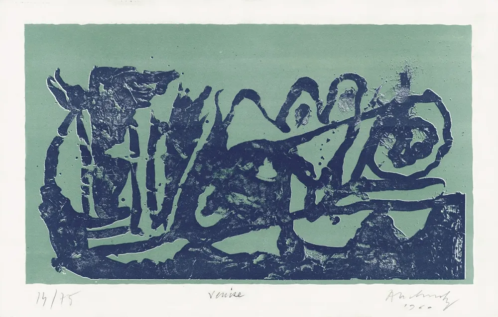 石版画 Alechinsky - Venise