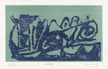 石版画 Alechinsky - Venise