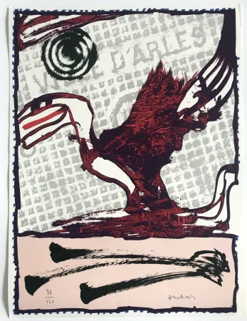 石版画 Alechinsky - Ville d'Arles