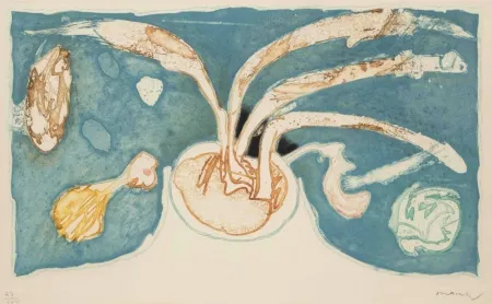 蚀刻飞尘法 Alechinsky - Volcan de nuit