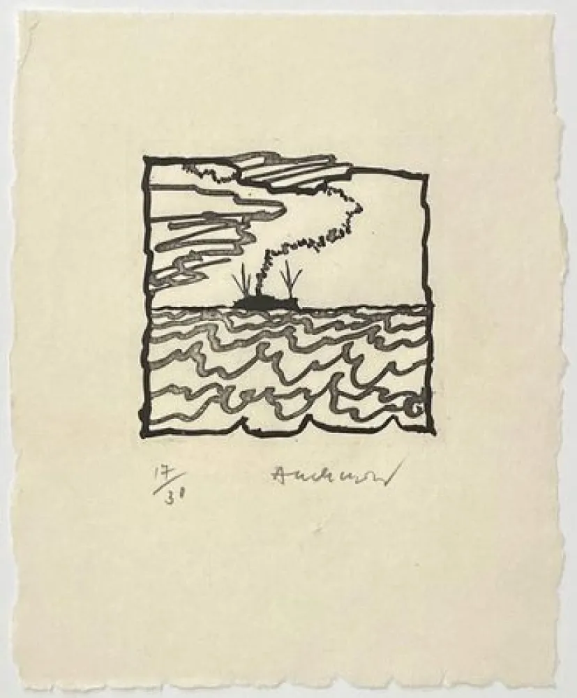 版画 Alechinsky - Volturno