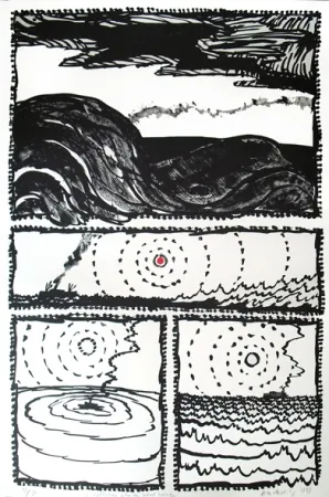 石版画 Alechinsky - Volturno 3