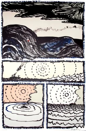 石版画 Alechinsky - Volturno 3