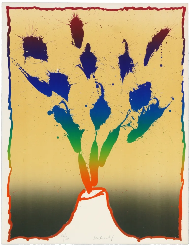 石版画 Alechinsky - Vulcanalogies VII