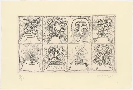 蚀刻版画 Alechinsky - Vulcanalyses 02