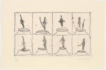 蚀刻版画 Alechinsky - Vulcanalyses 04