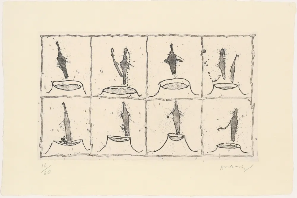 蚀刻版画 Alechinsky - Vulcanalyses 04
