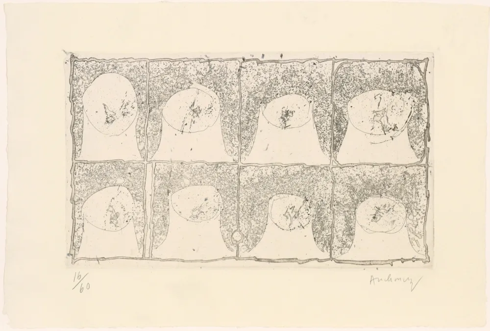 蚀刻版画 Alechinsky - Vulcanalyses 06