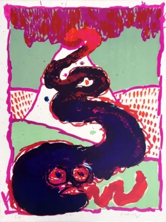 石版画 Alechinsky - Vulcanologie B