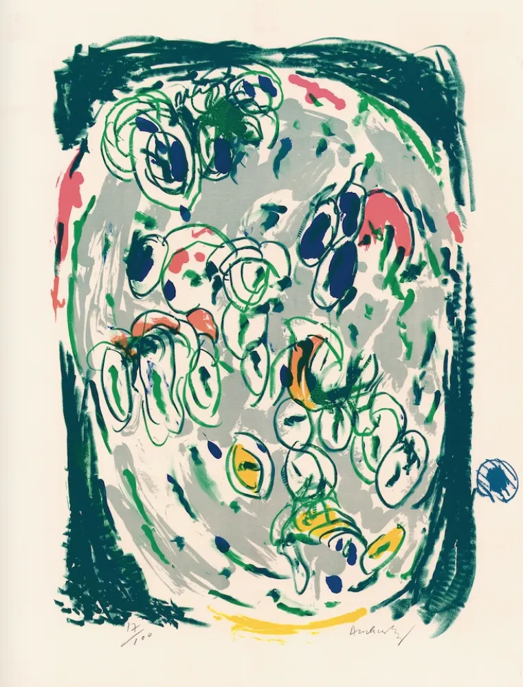 石版画 Alechinsky - Waterzoi
