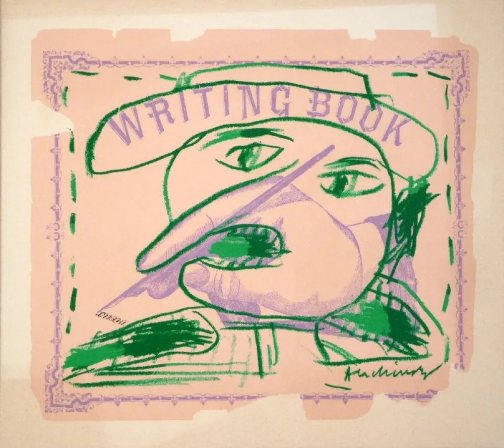 石版画 Alechinsky - Writing Book