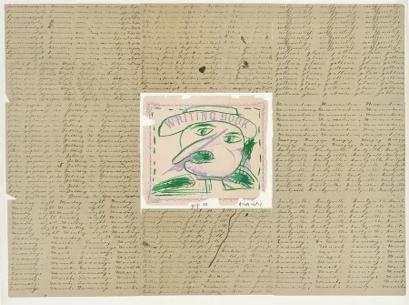 石版画 Alechinsky - Writing book