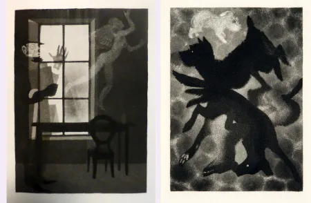 插图书 Alexeïeff - C. Baudelaire. PETITS POÈMES EN PROSE. 30 eaux-fortes de M. Alexeieff. (1934)