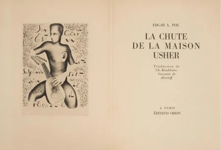插图书 Alexeïeff - E. Poe : LA CHUTE DE LA MAISON USHER. 10 eaux-fortes originales (1929).