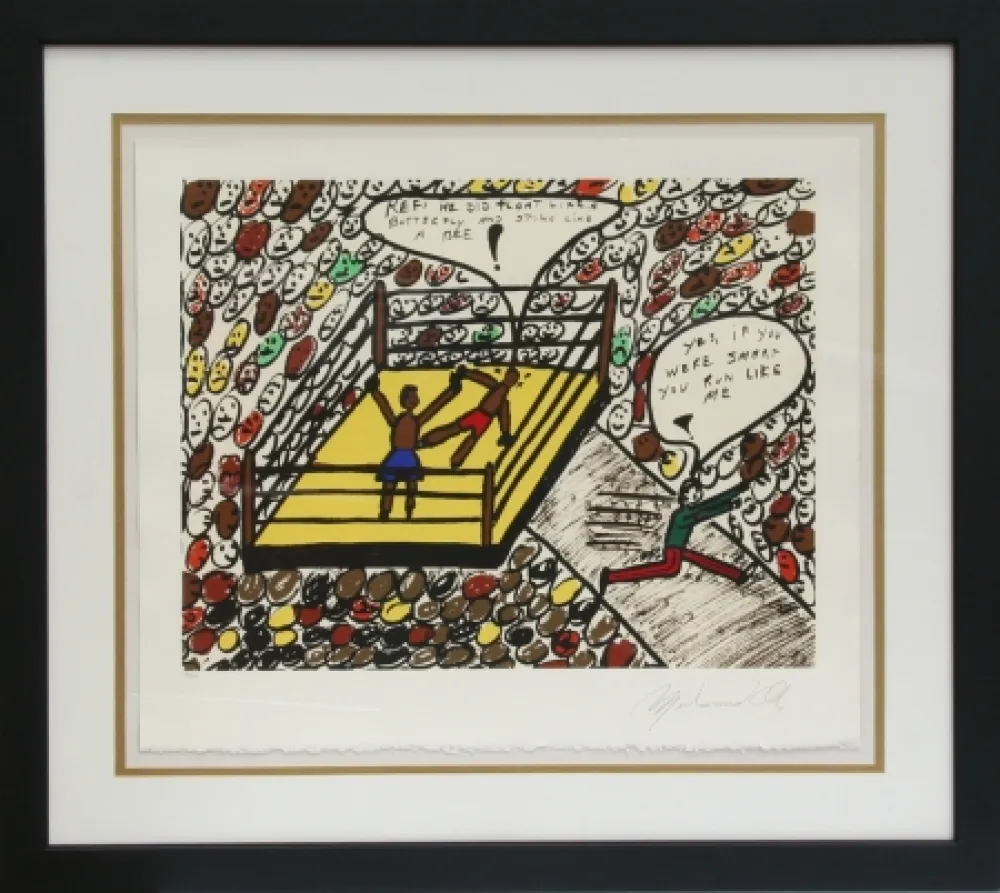 丝网印刷 Ali - Sting Like a Bee