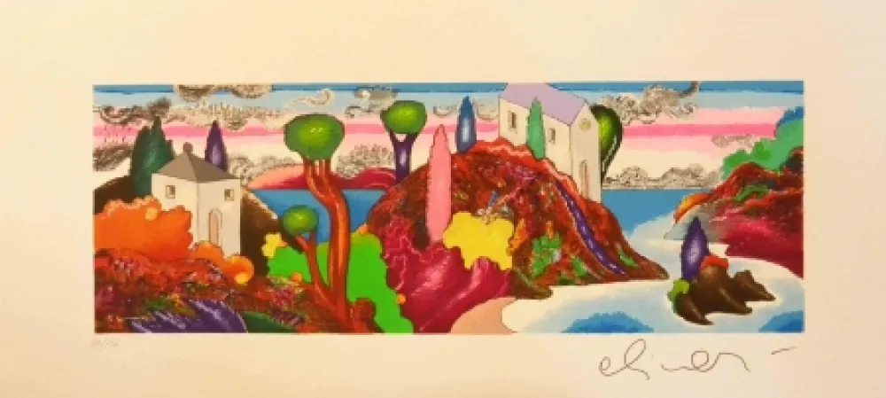 丝网印刷 Alinari - Alla stessa ora ma in un cosmo analogo 