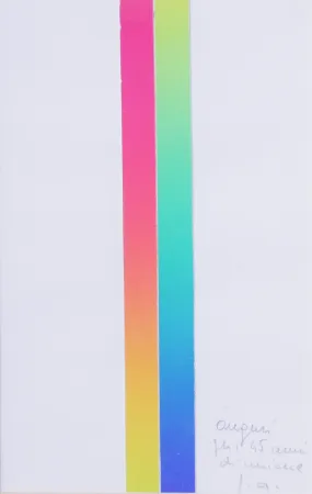 石版画 Alviani - CROMIE SPETTROLOGICHE