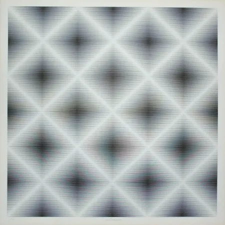 丝网印刷 Alviani - Senza titolo