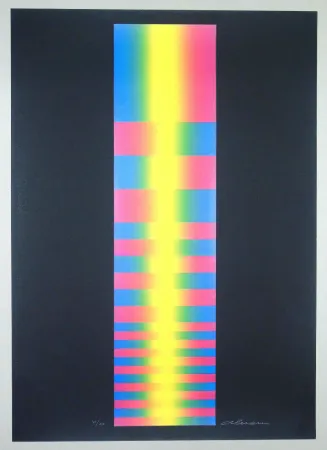 石版画 Alviani - Untitled