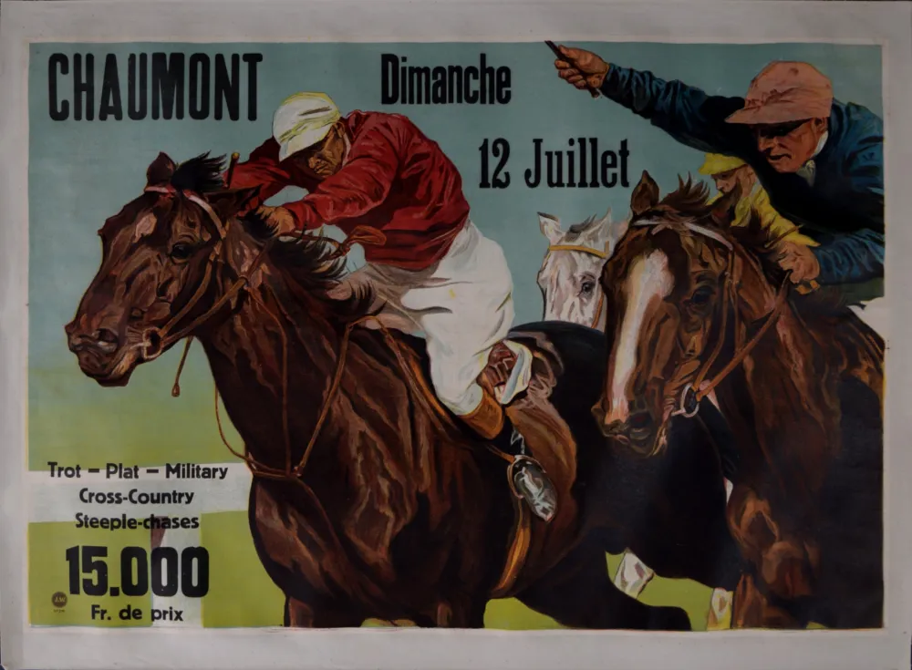 石版画 Anonyme - Chaumont Dimanche 12 Juillet, c. 1930s - Large lithograph poster!