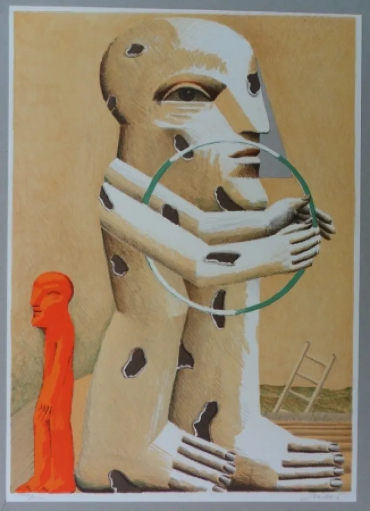 石版画 Antes - Ohne Titel