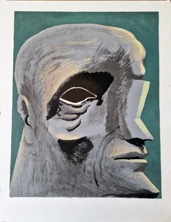 石版画 Antes - Omaggio a Michelangelo