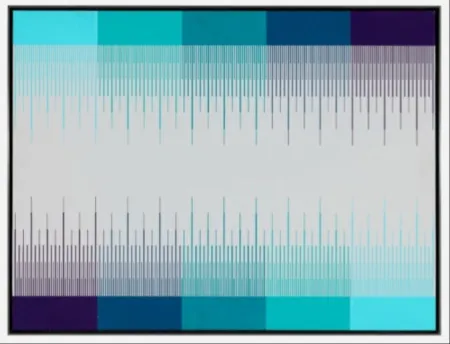 复数作品 Anuszkiewicz - Soft Gray