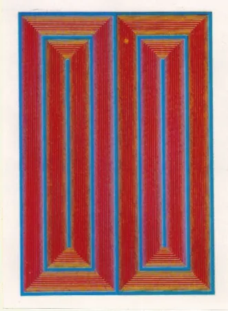 丝网印刷 Anuszkiewicz - Untiltled