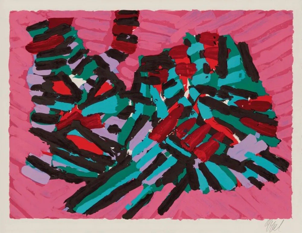 石版画 Appel - About A Cat