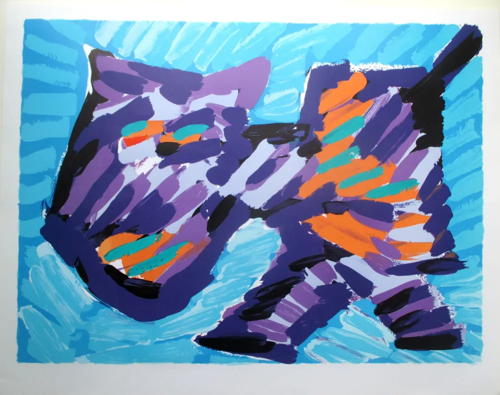 石版画 Appel - Cats