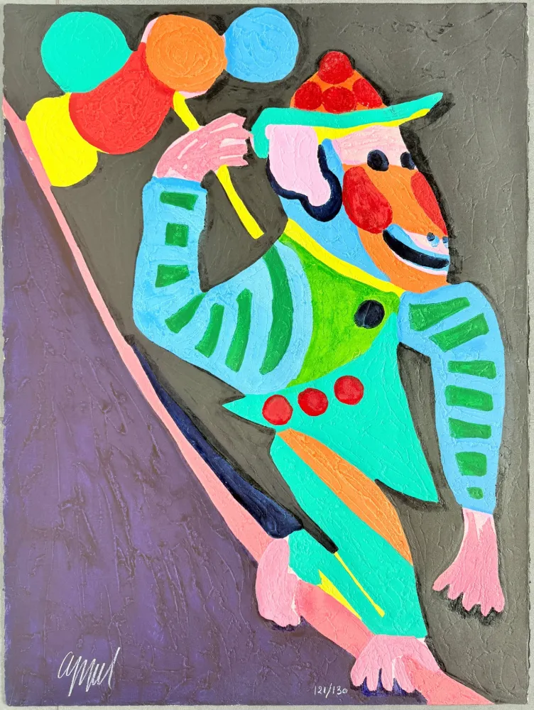 木刻 Appel - Circus, trough space, step over time