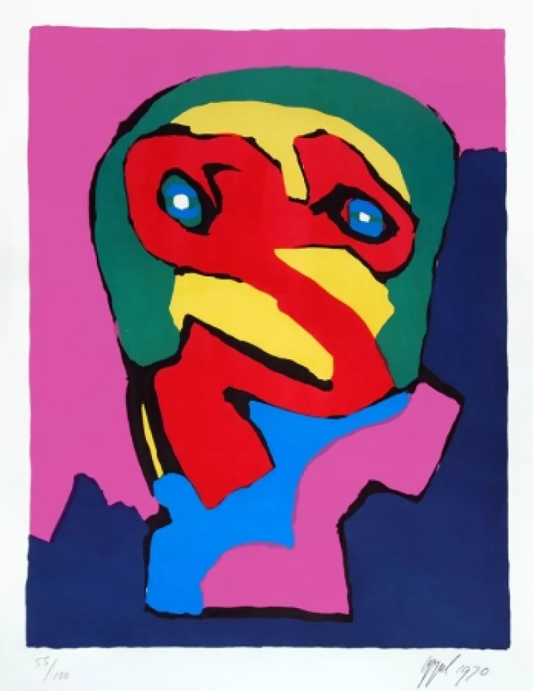 石版画 Appel - Composition I