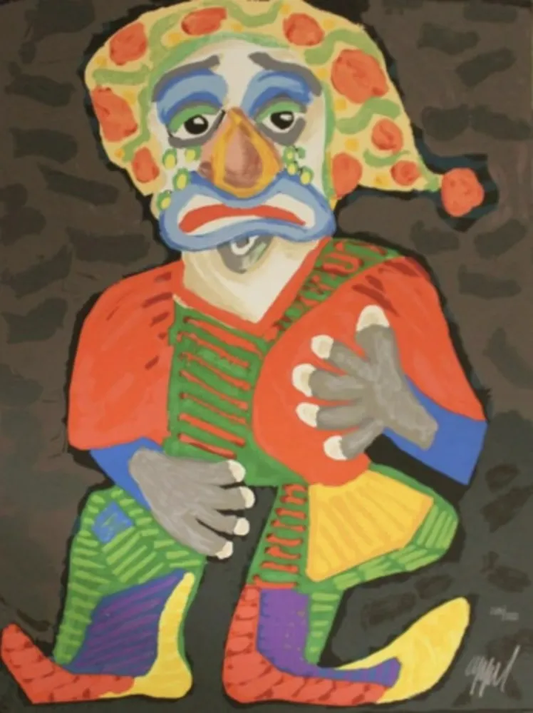 石版画 Appel - Il Pagliacci