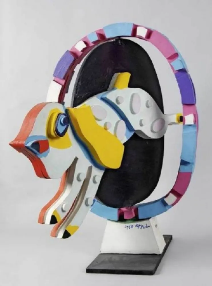 石版画 Appel - Jumping Dog, aus 