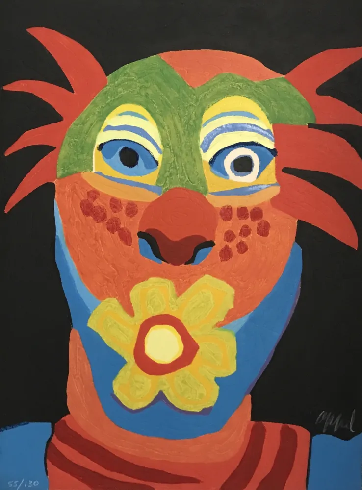 木刻 Appel - Le Dompteur a la rose from the Circus series