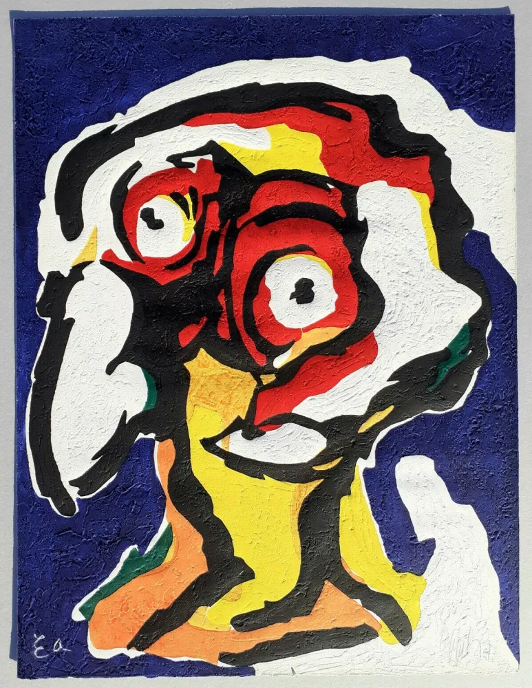 油毡版画 Appel - Le philosophe (the philosopher)