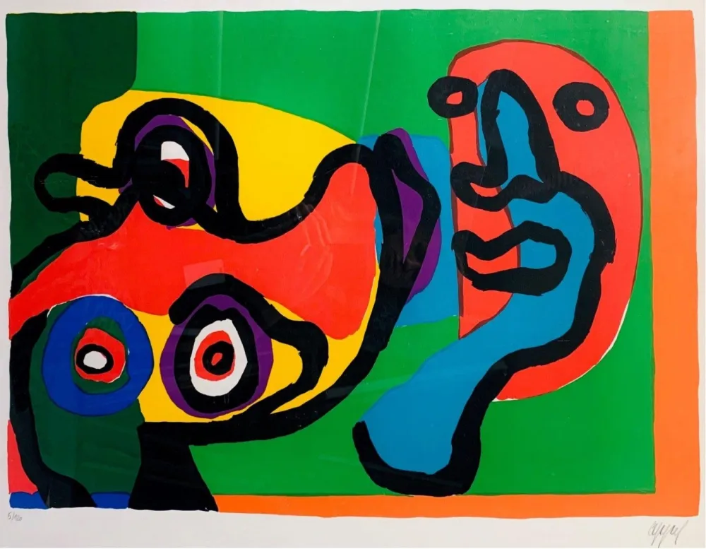 石版画 Appel - Meeting in the Sun, ca.