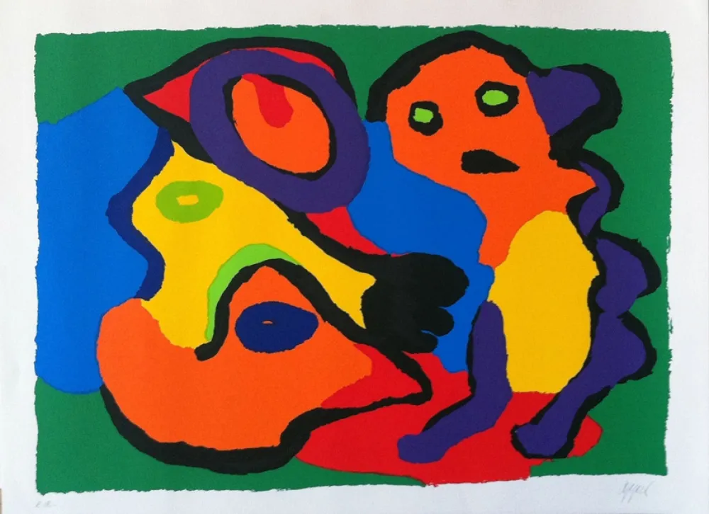 石版画 Appel - Personnages 