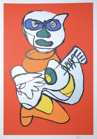 复数作品 Appel - Red cat singing hands