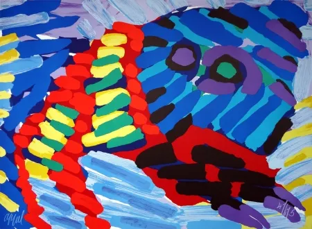 石版画 Appel - See me running again