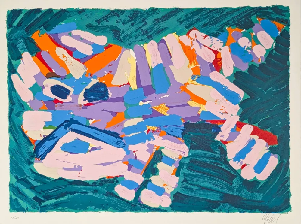 石版画 Appel - Stalking Cat 