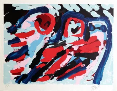 丝网印刷 Appel - Three smiling faces 