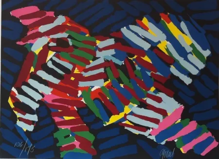 石版画 Appel - Tibetan bird