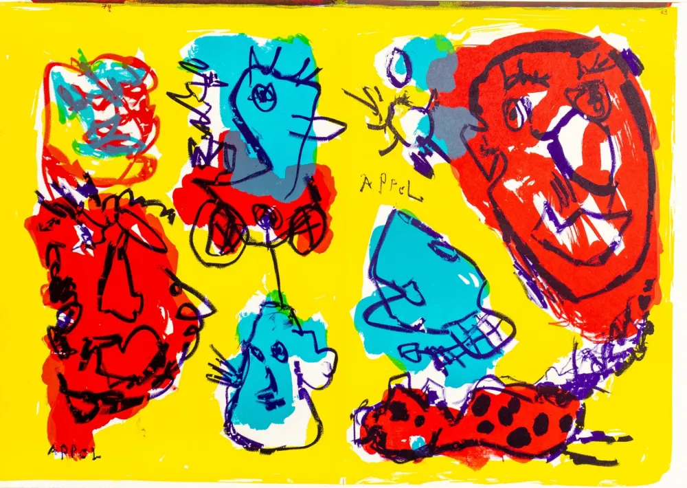 石版画 Appel - Untitled,