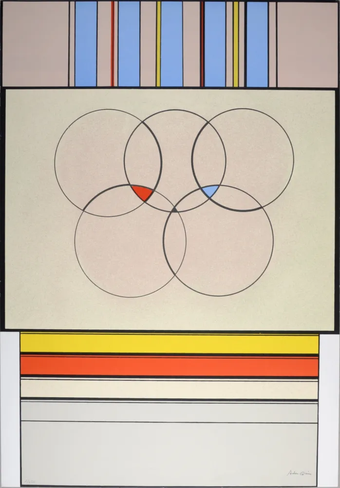 丝网印刷 Arden-Quin - Composition