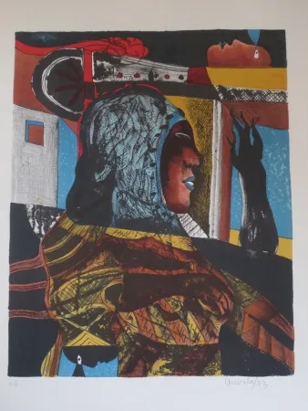 石版画 Arevalo - Sans titre