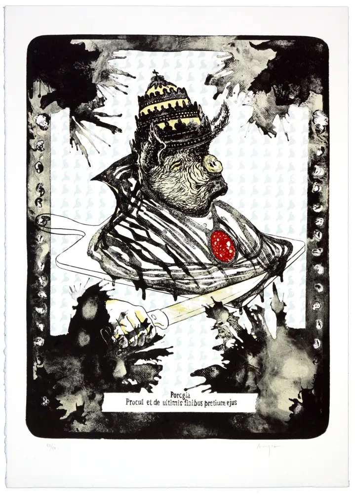 石版画 Aritza - Pocgia