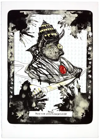 石版画 Aritza - Porcgia