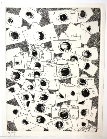 蚀刻版画 Arman - Accumulations 