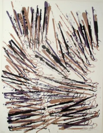 石版画 Arman - Artistery: Dentistery plate 4